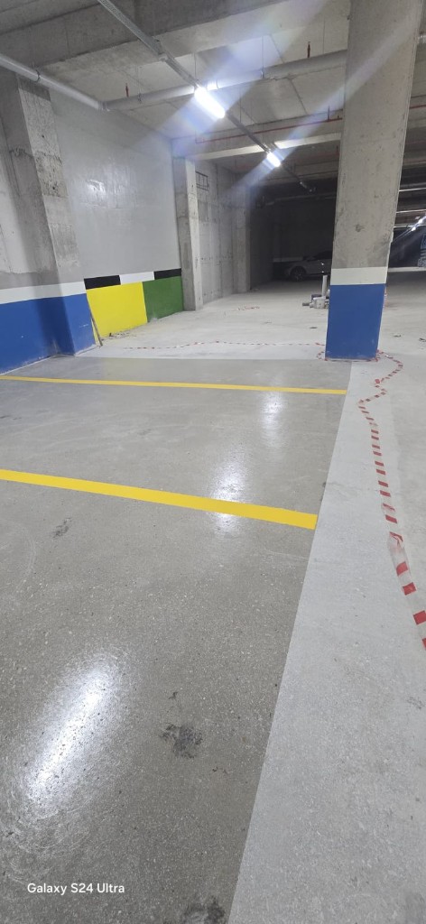Kapalı Otopark Zemin Çizgi ve Boyama - 2