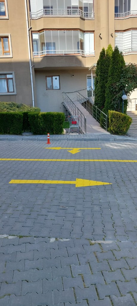 Site İçi Yol Çizgi Uygulaması